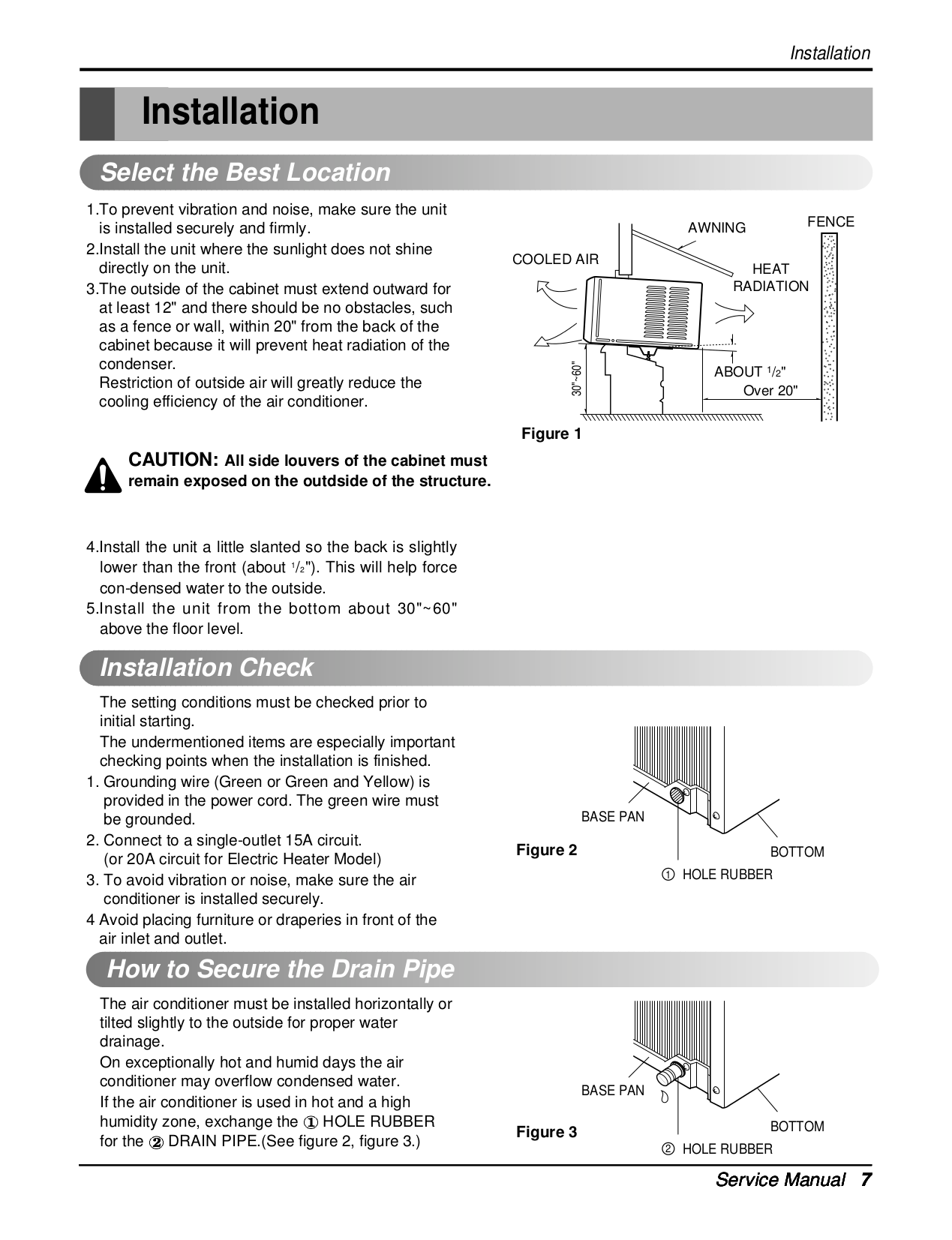 PDF manual for LG Air Conditioner L1006R